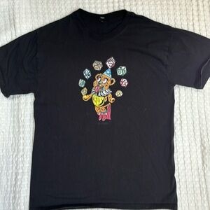 Graphic circus bear tee
